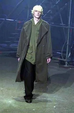 RAF SIMONS Trench Coat Riot Riot Riot 2001 Runway.jpg