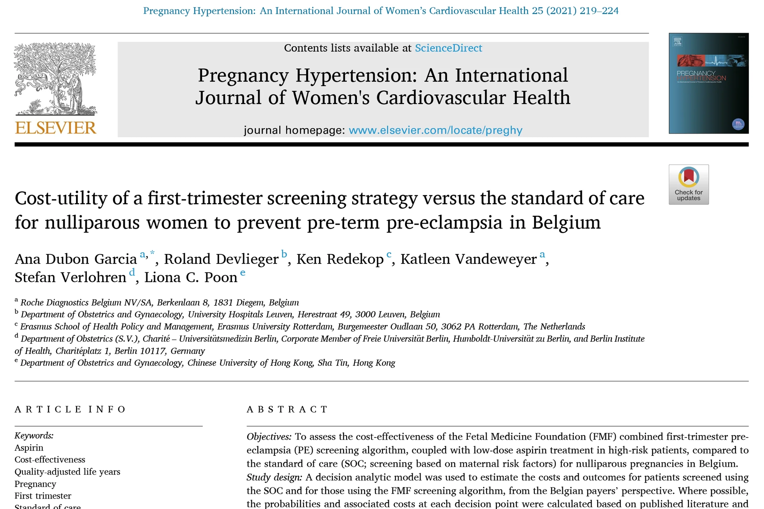 Earlier Detection, Better Outcomes: Rethinking Pre-Eclampsia Screening