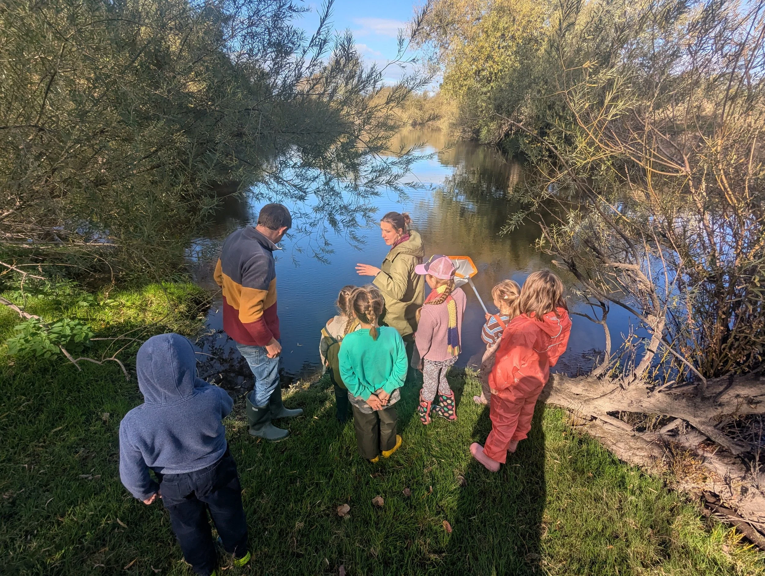 River dipping and river surveying