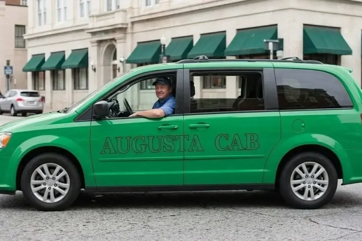 augusta cab company driver at work