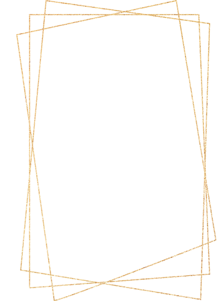 Grafik mit mehreren overlaid goldenen Linienrahmen auf schwarzem Hintergrund