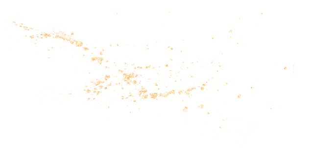 Viele kleine Perlen oder Kugeln, die eine Form bilden, auf schwarzem Hintergrund.