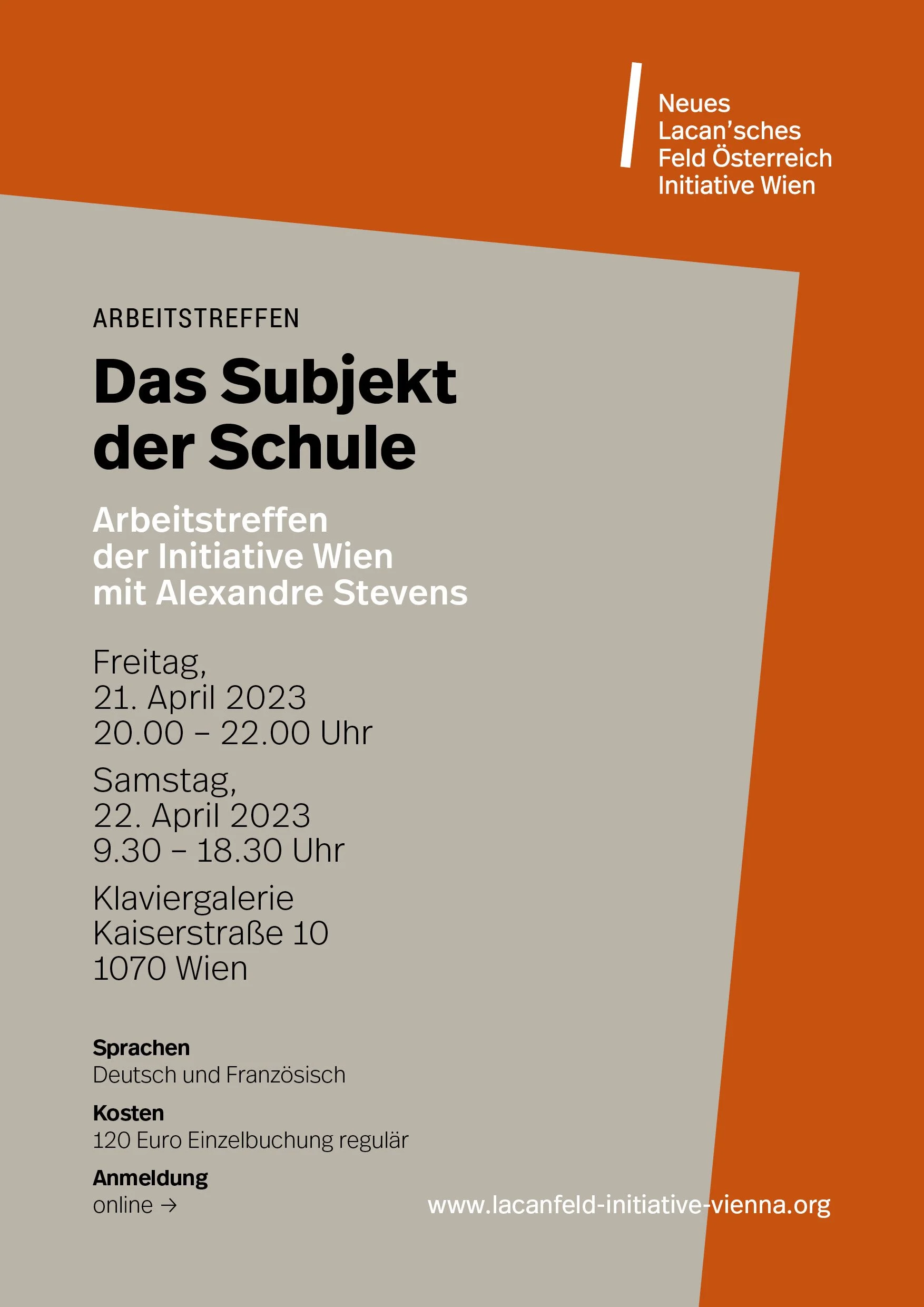 Arbeitstreffen der Initiative Wien mit Alexandre Stevens