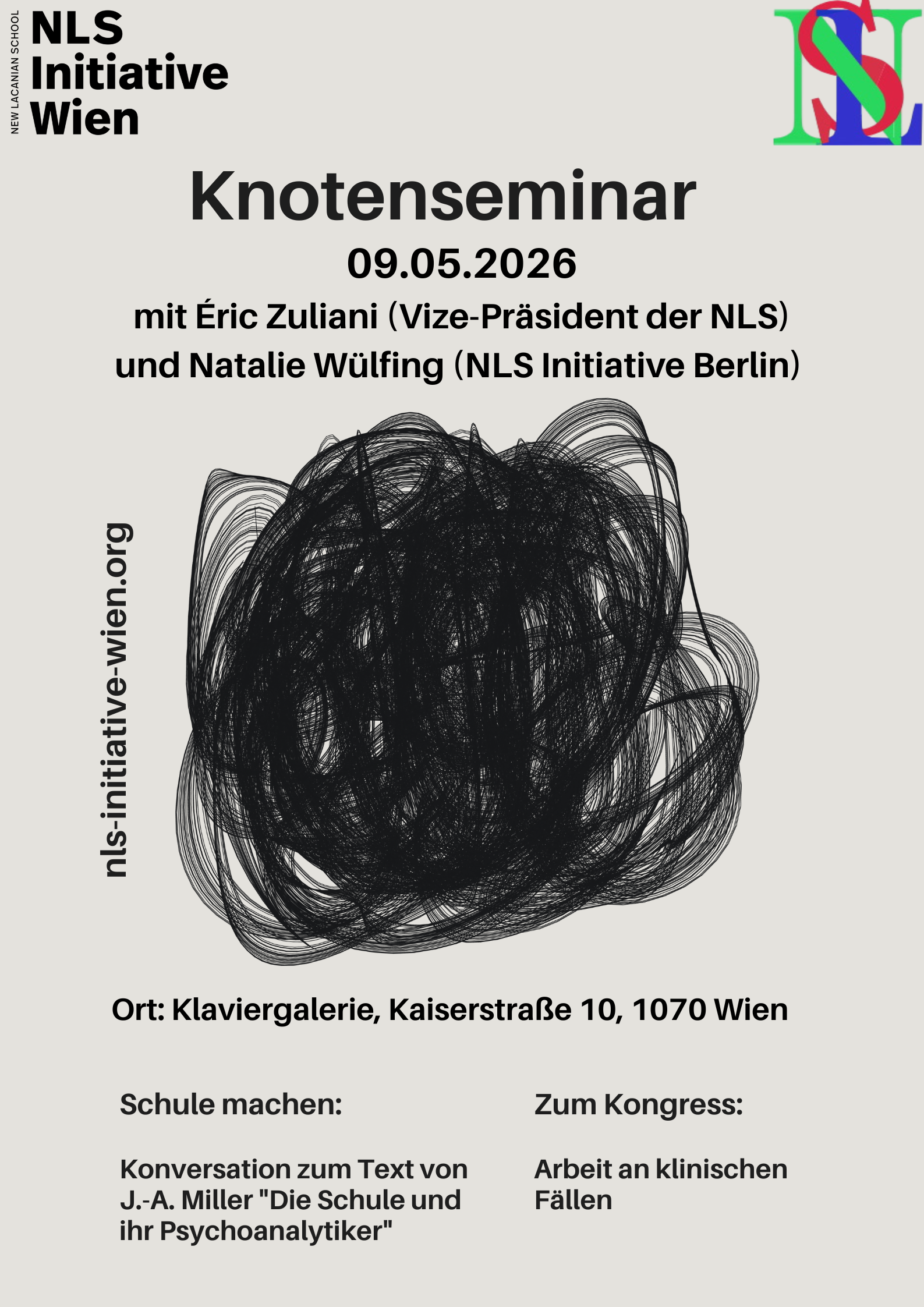 Knotenseminar mit Éric Zuliani
