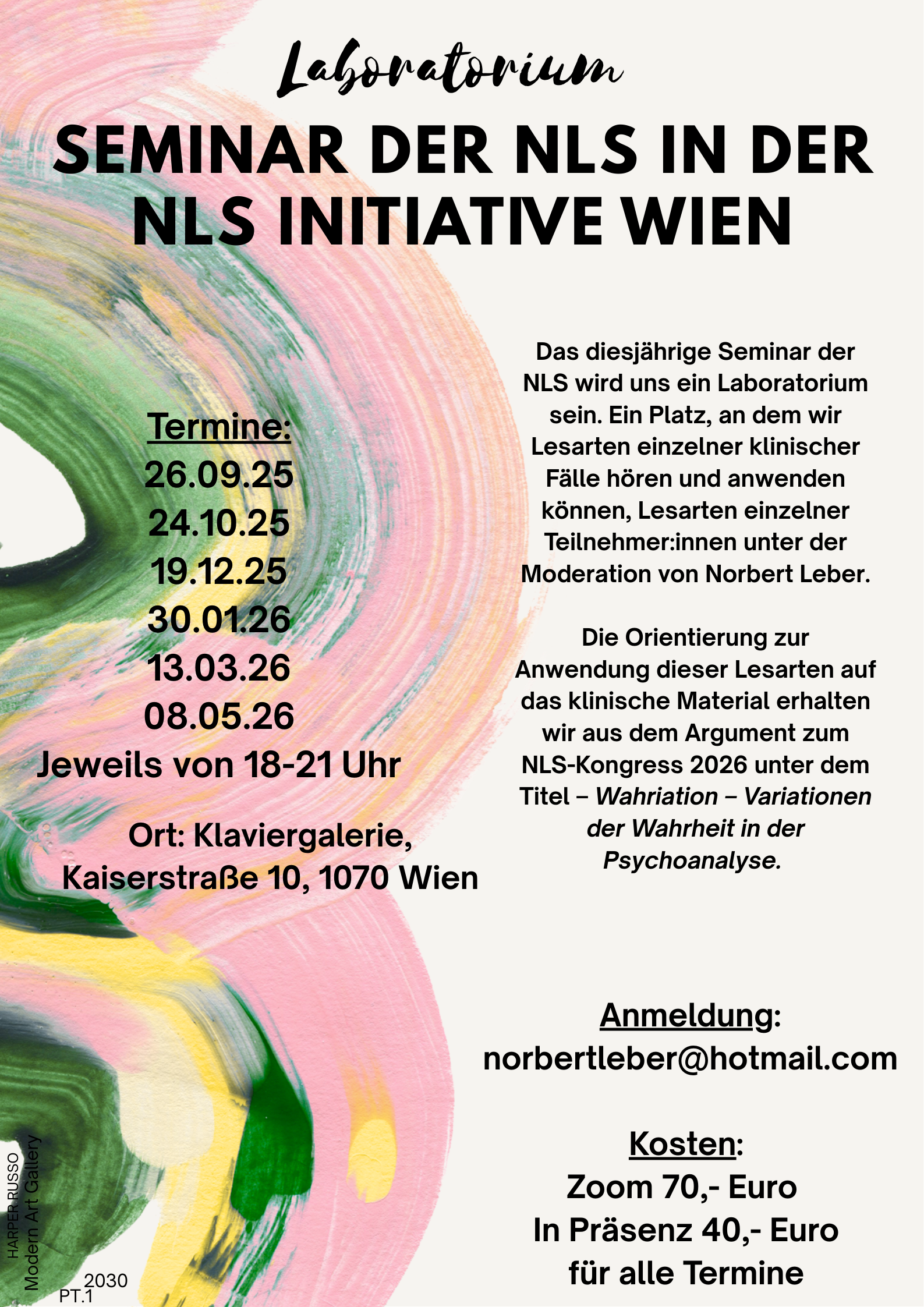 Seminar der NLS in der NLS Initiative Wien