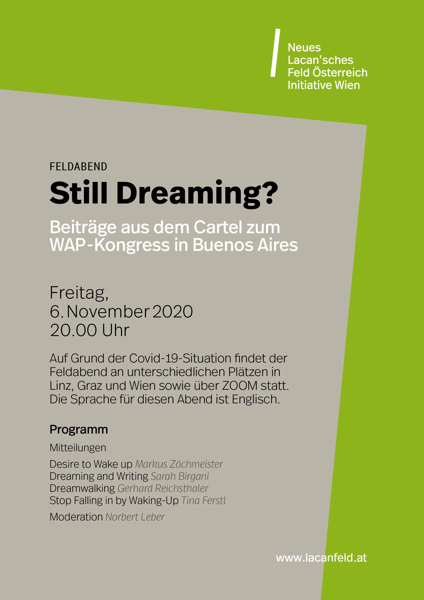 Still dreaming? Feldabend 