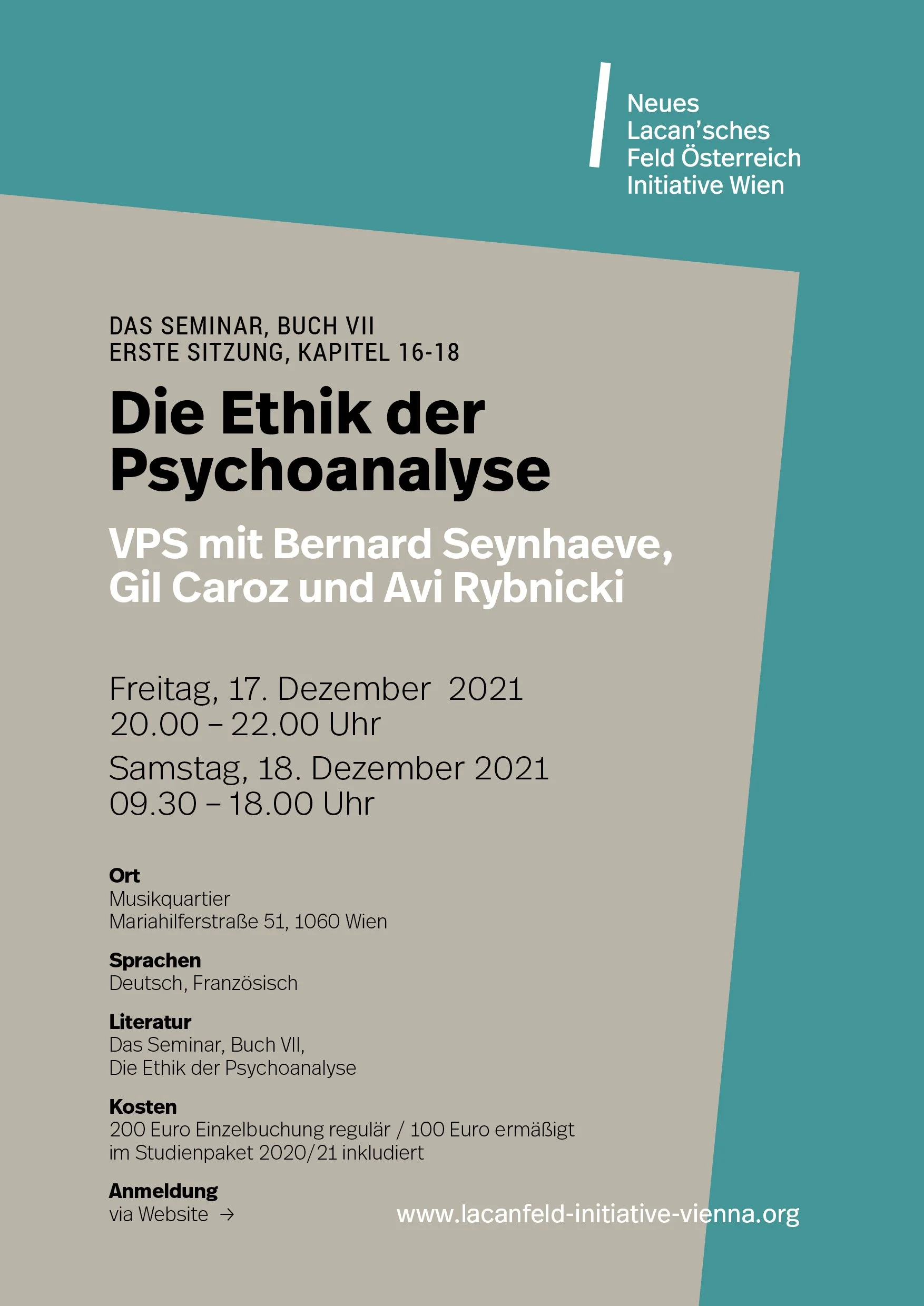 Die Ethik der Psychoanalyse 