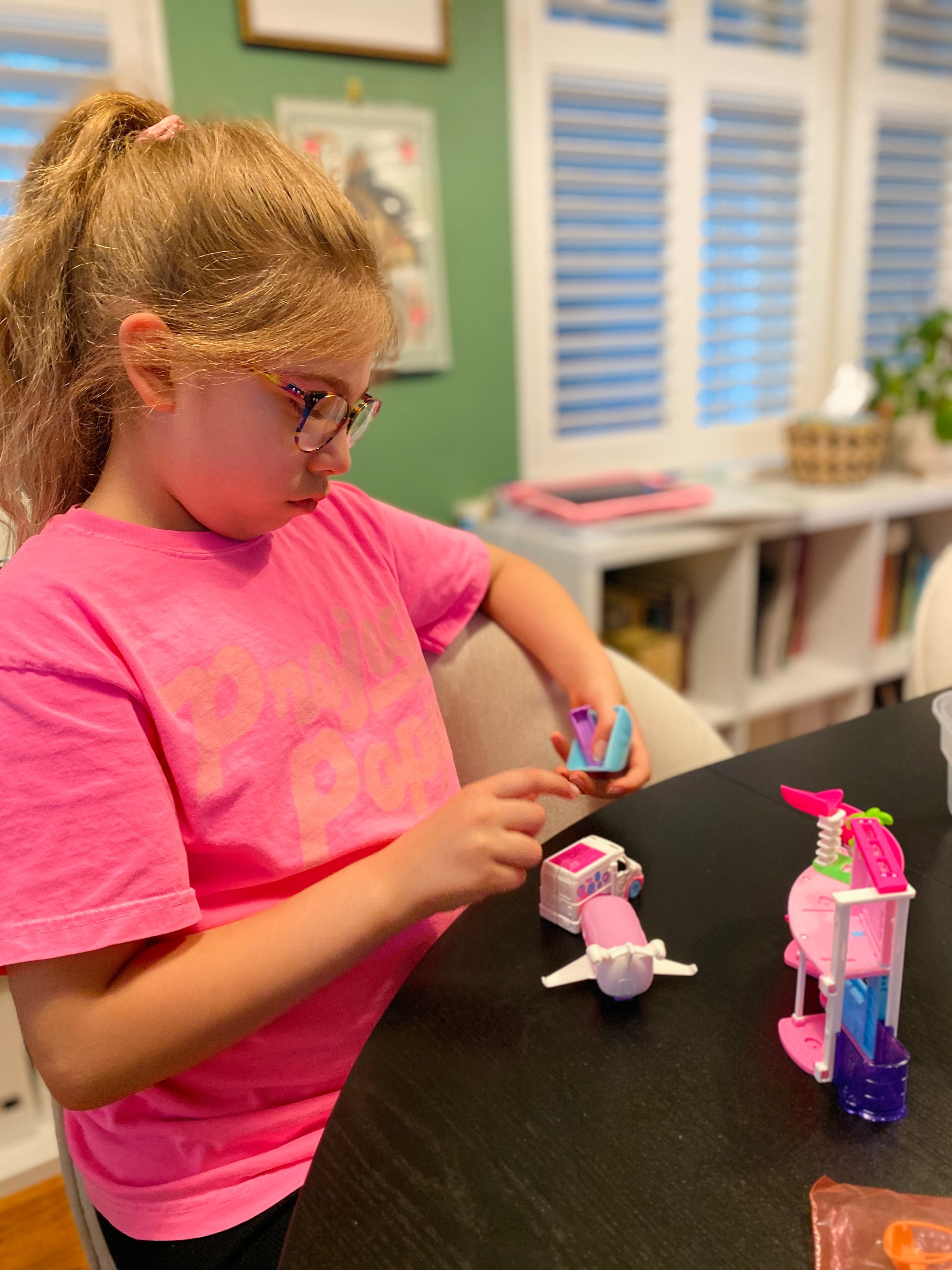 Today&rsquo;s progress report: Barbies 💁🏻&zwj;♀️

And not just any Barbies &mdash; Barbieland.

Think Polly Pocket, but Barbie: tiny dolls, tiny houses, tiny cars.

We have a little collection. Poppy was obsessed with them several summers ago and w