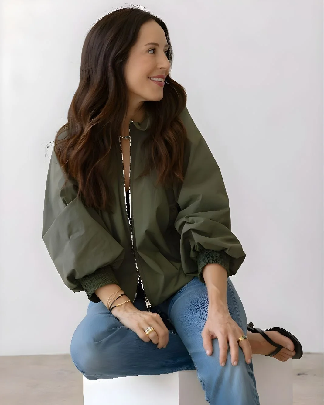 You can never have enough jackets! It can make an outfit look pulled together in seconds - no overthinking required.

Throw it over your shoulders for an instant polished moment, wear it open over a funnel neck for something a little more chic, or ke