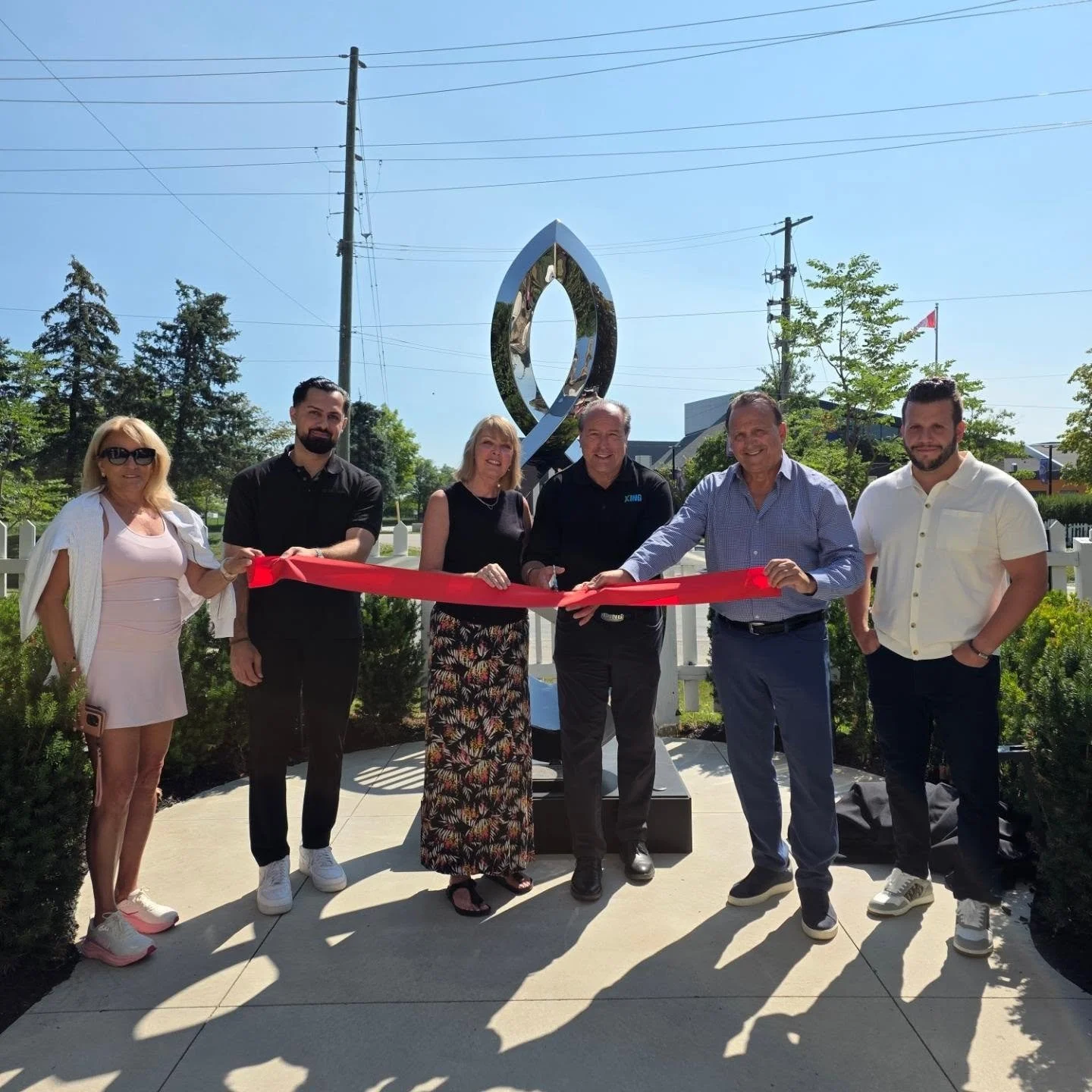 Unveiling of this beautiful piece of art done by @itsmahyar called Equivalent Exchange commissioned by Frank Campoli @jtfhomes