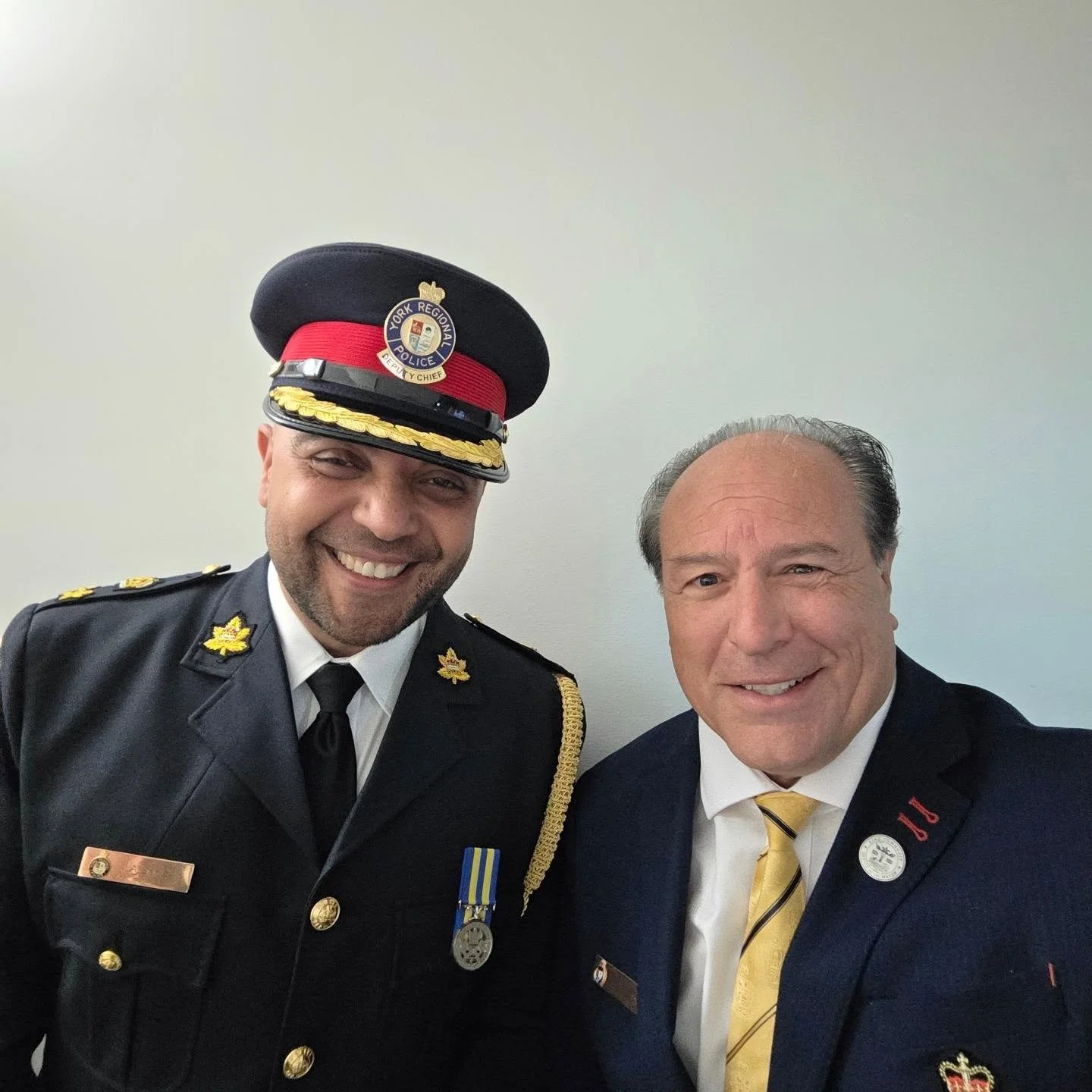 Honoured to participate as the Chair of York Regional Police Service Board in the swearing-in ceremony for Deputy Chief Ahmad Salhia