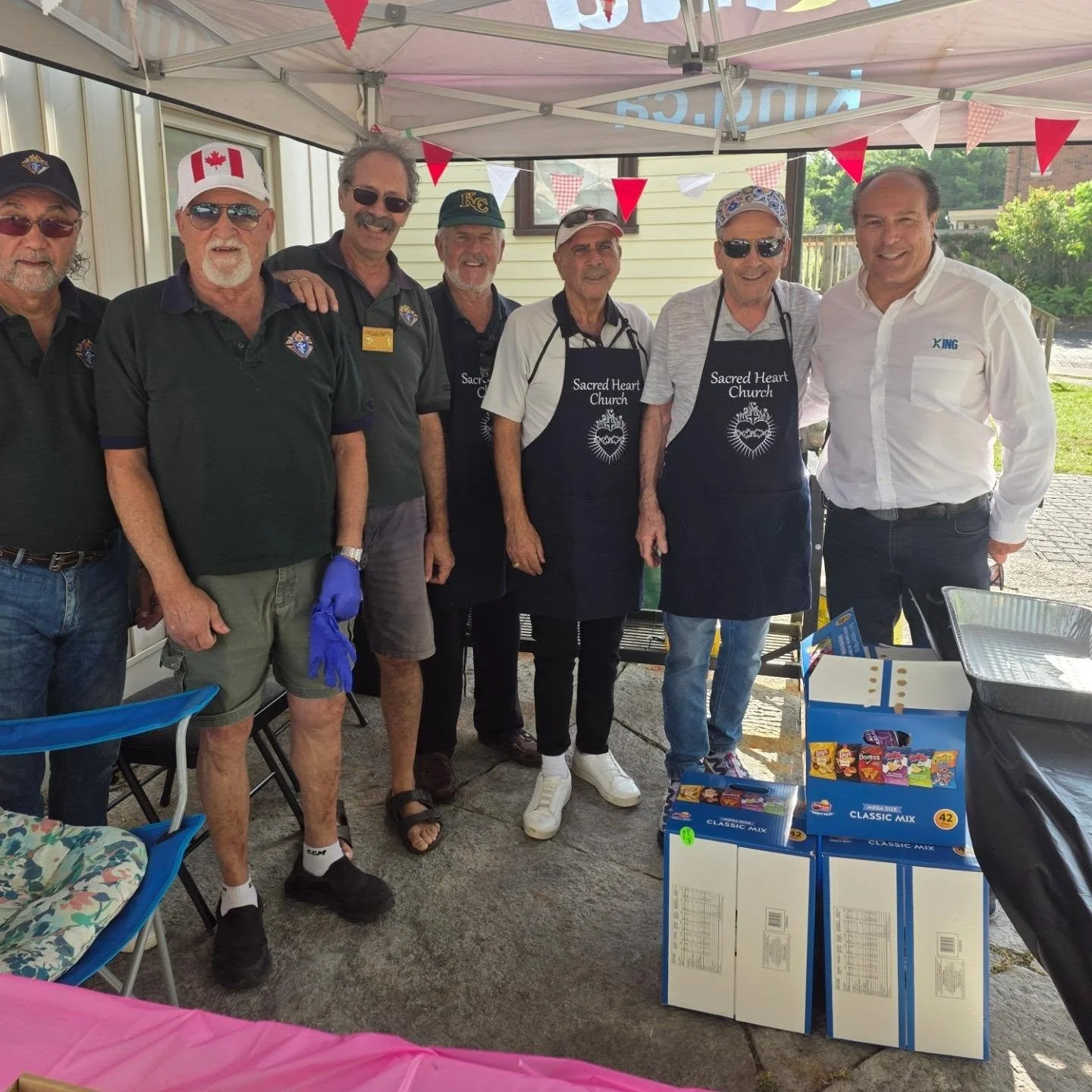Thank you to the Knights of Columbus for the amazing barbecue at the King Community BBQ