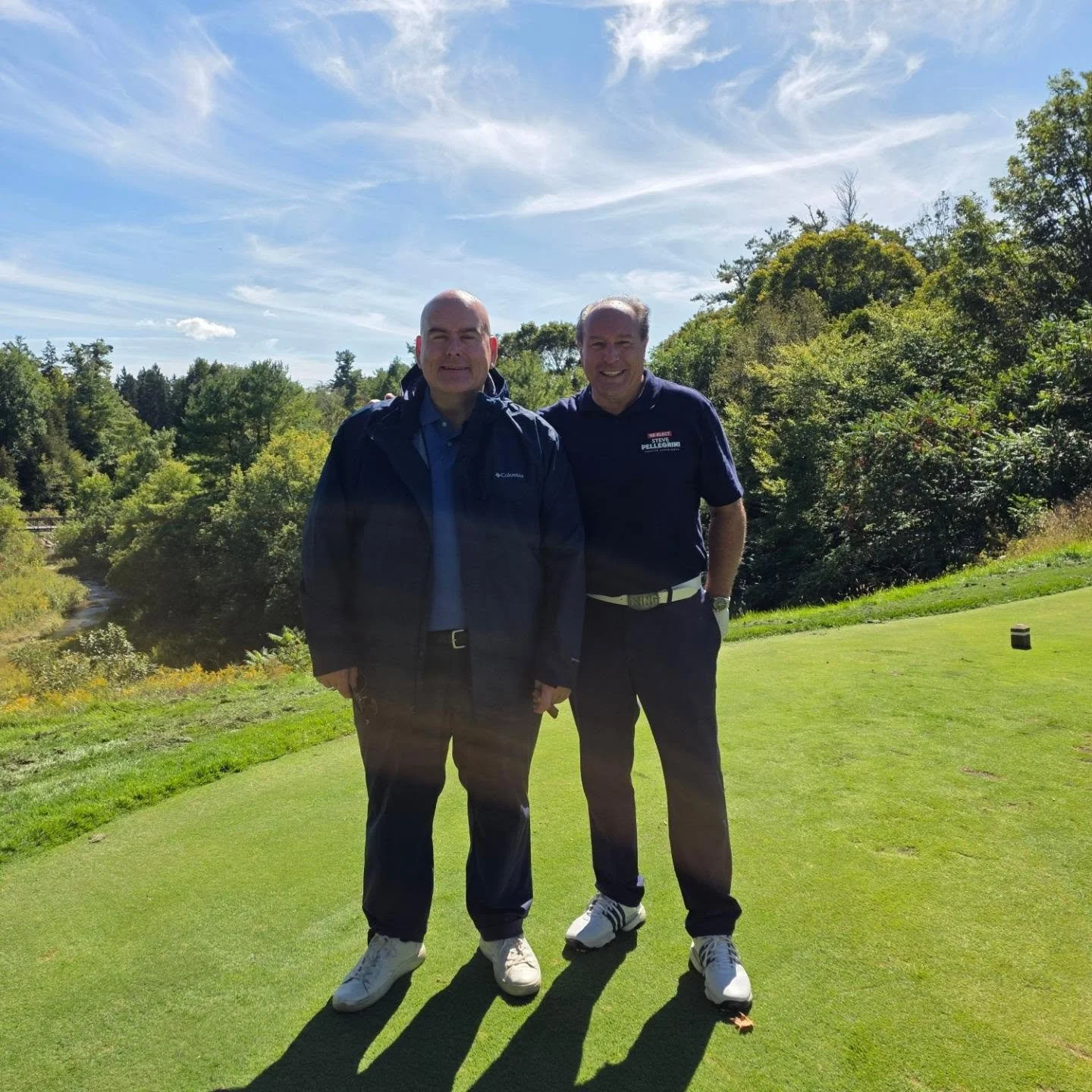 Beautiful day in Vaughan to support my colleague @stevendelduca golf tournament