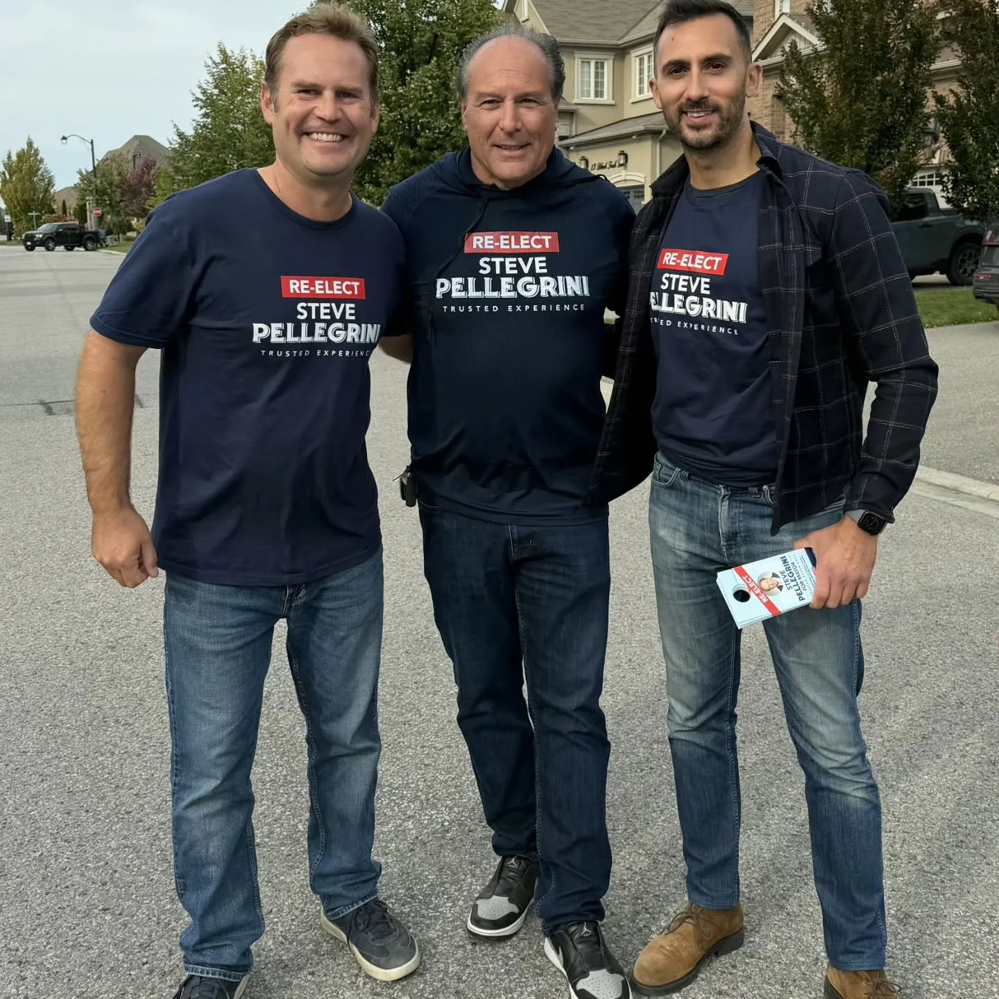 Out door knocking getting the vote out with the help of some awesome helpers; remember internet voting starts Tuesday