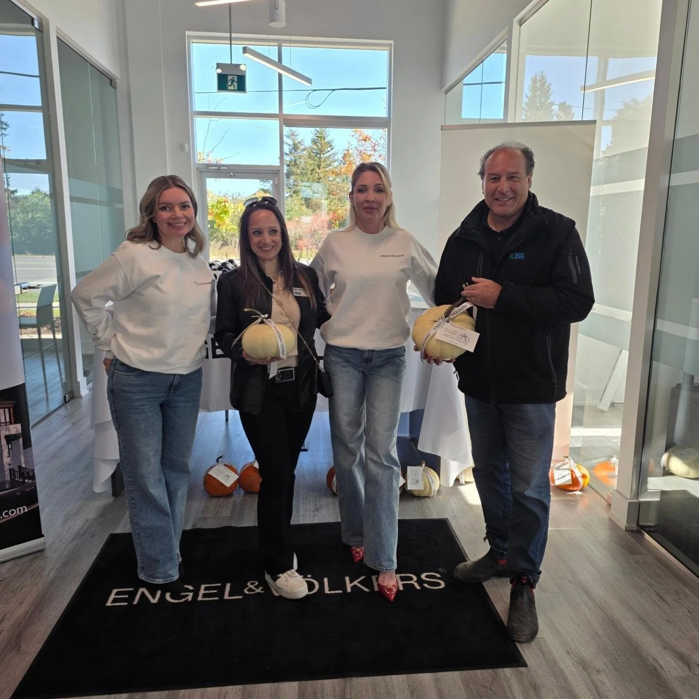 Pumpkin giveaway today at Engel &amp; Volkers in King City