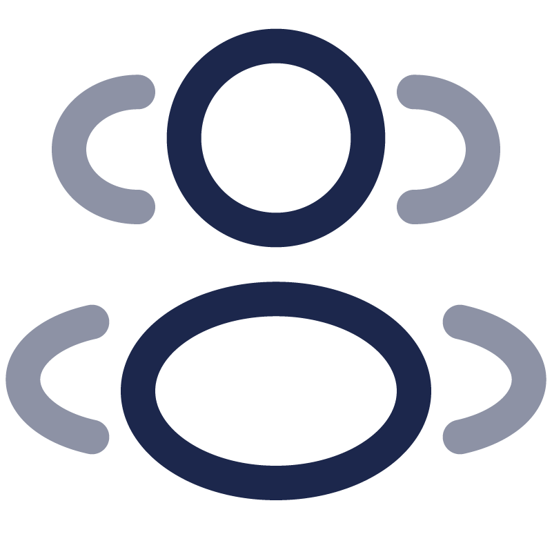 A black background with a minimalist, stylized representation of a person made of blue circles and curved lines, with the letters 'C' and 'O' coming from the person's head, and the letter 'S' on each side of the figure.