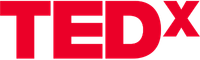 TEDx logo in red and black