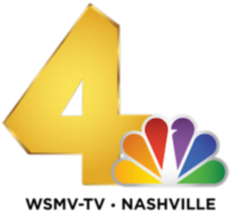 Number 4 with the NBC peacock logo