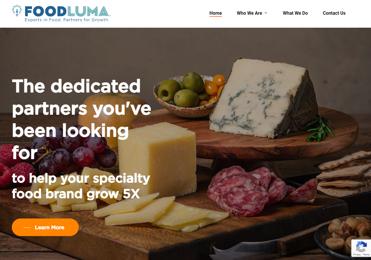 Website Copy for FoodLuma