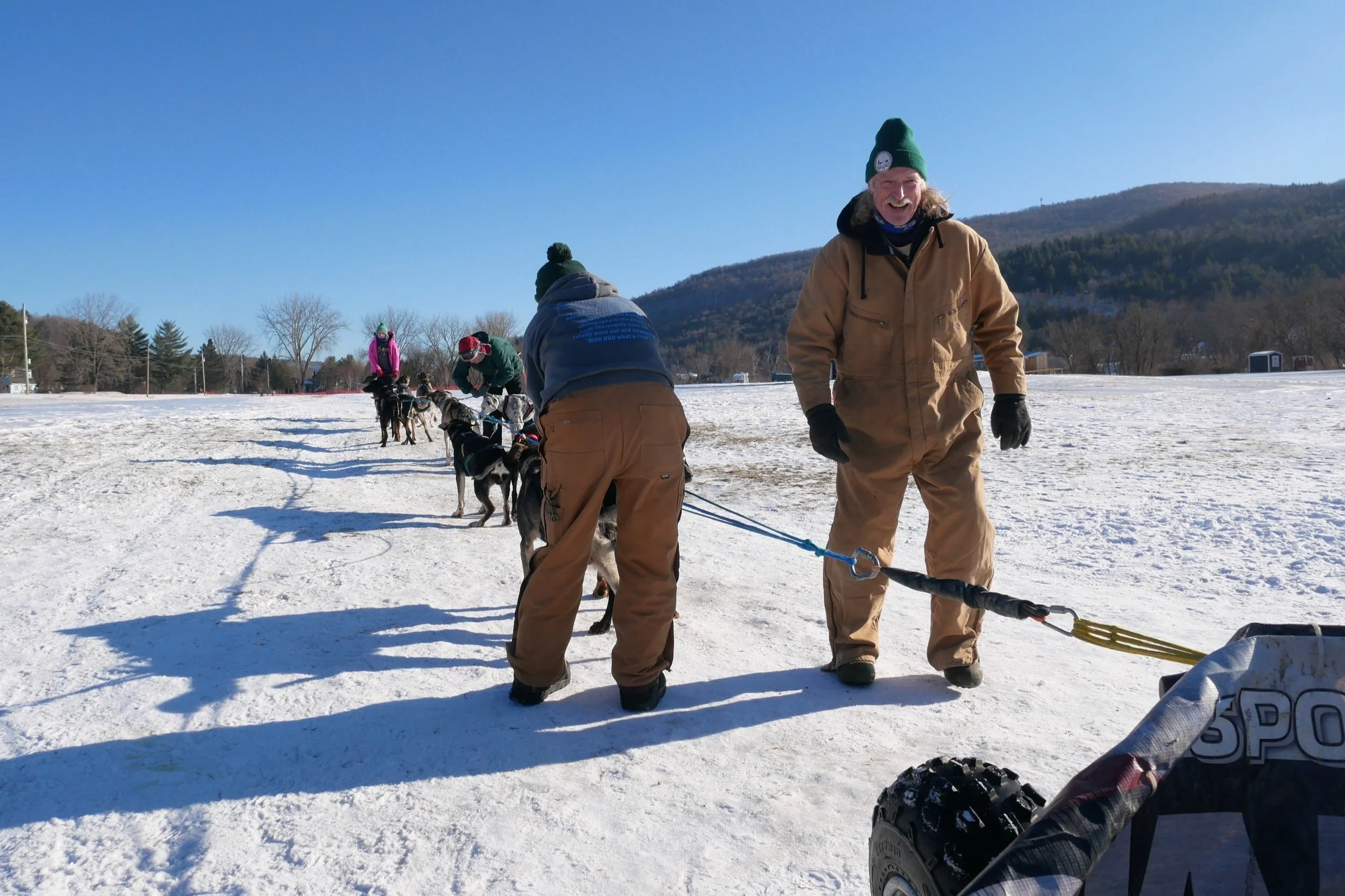 On-screen: Dairy farmer loses it all, says sled dogs saved his life