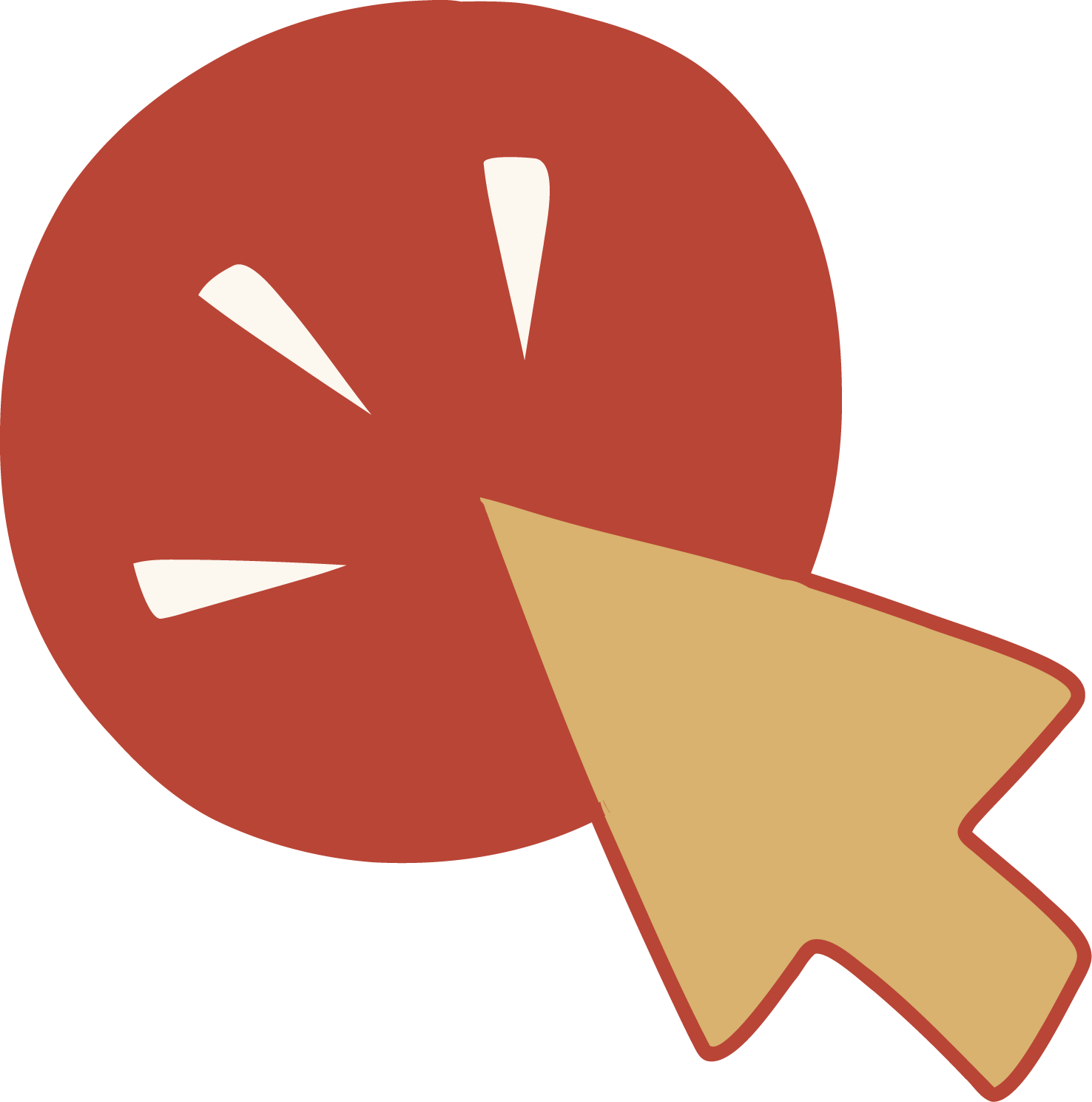 A drawning of a mouse clicking.