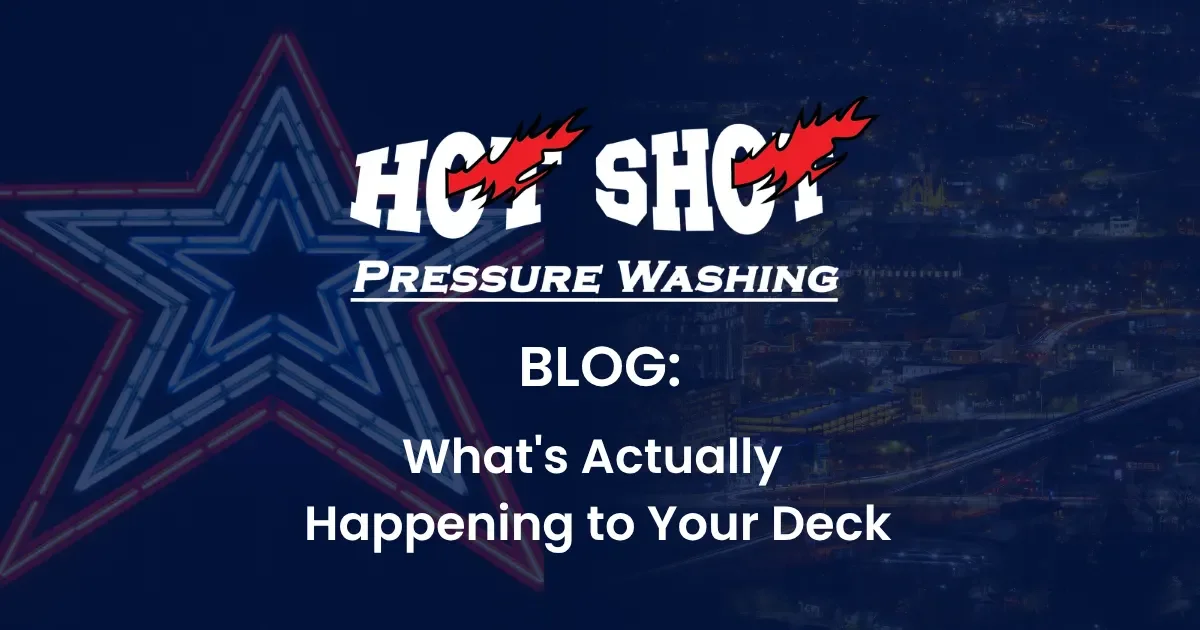 What's Actually Happening to Your Deck - And Why Cleaning It the Wrong Way Makes It Worse