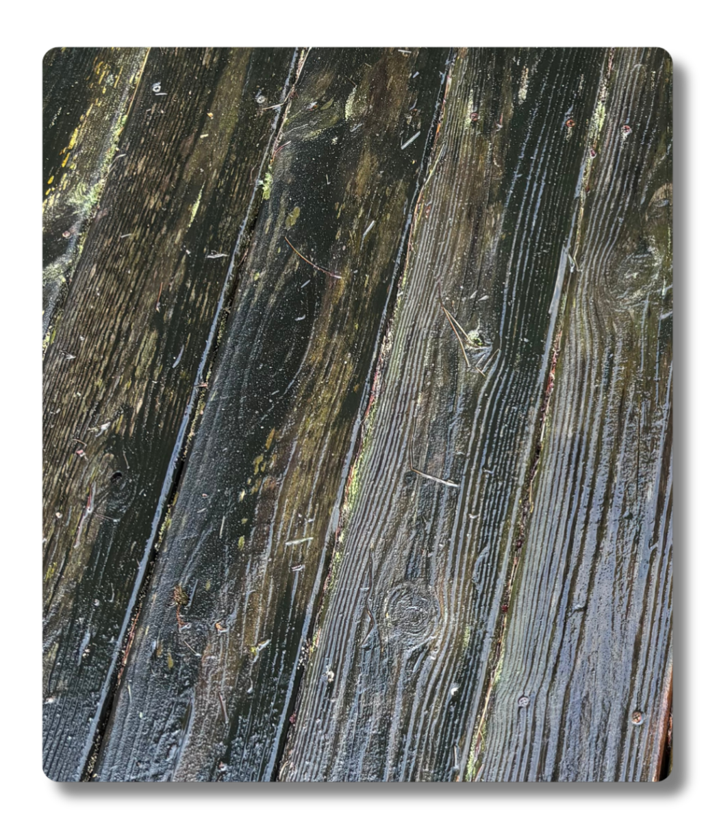 Deck washing before - Hot Shot Pressure Washing Salem and Roanoke VA