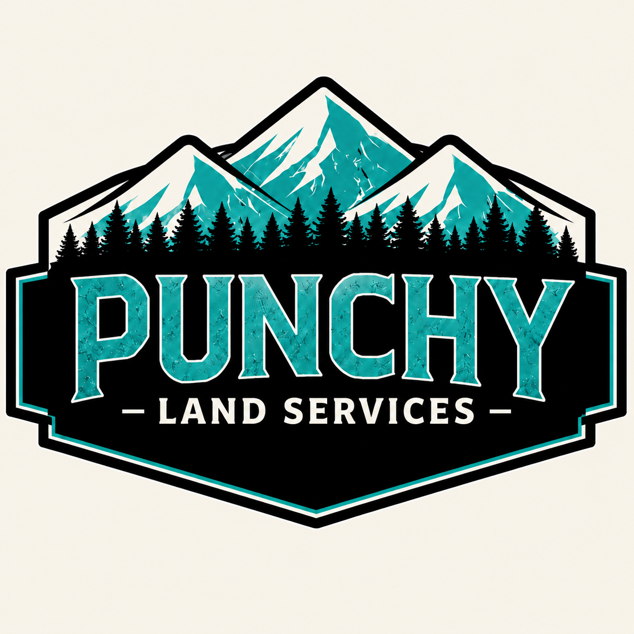 Punchy Land Services logo – Northern Colorado wildfire mitigation, forestry mulching, and land clearing services.