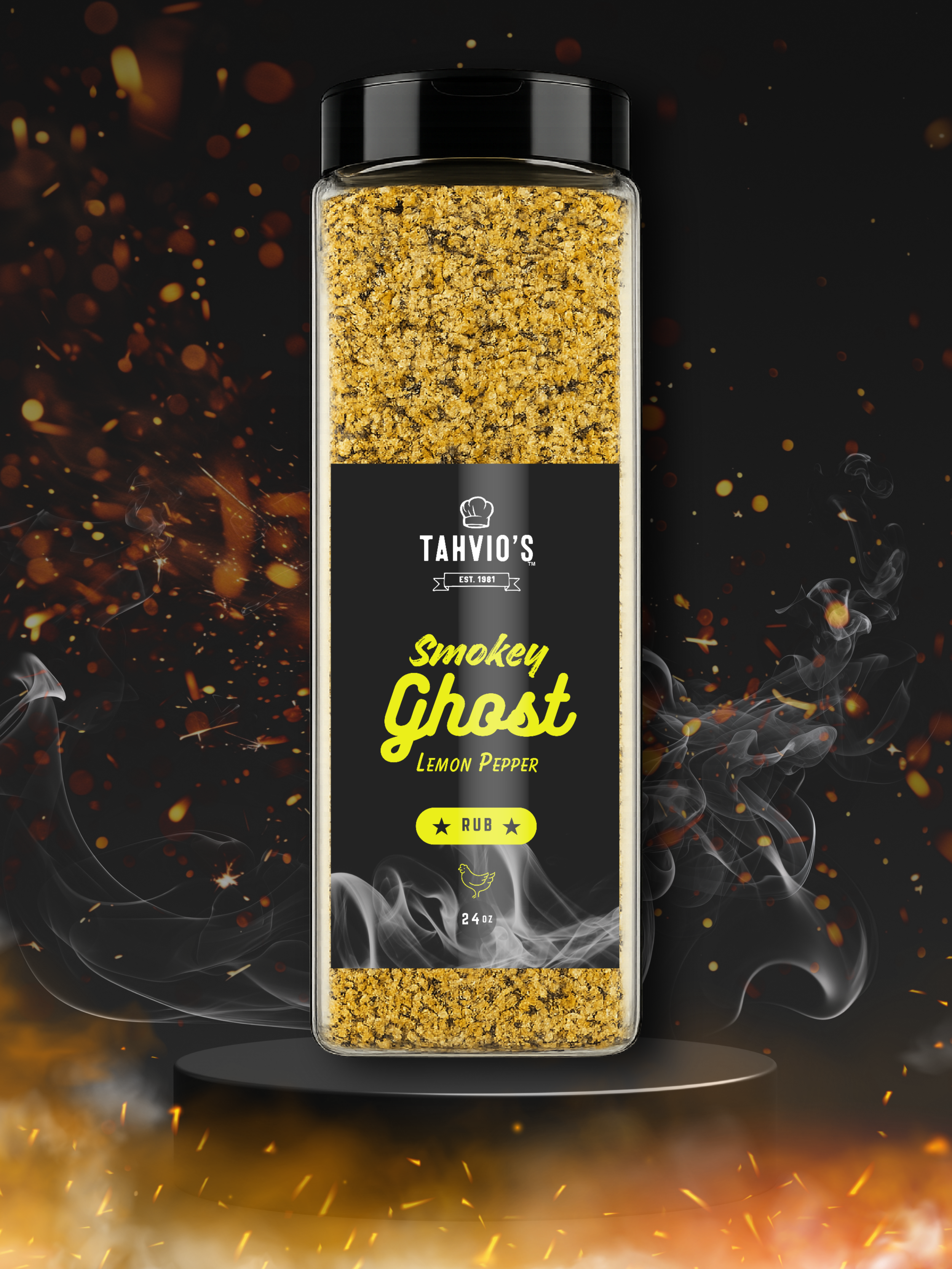 Smoky Ghost Lemon Pepper Rub