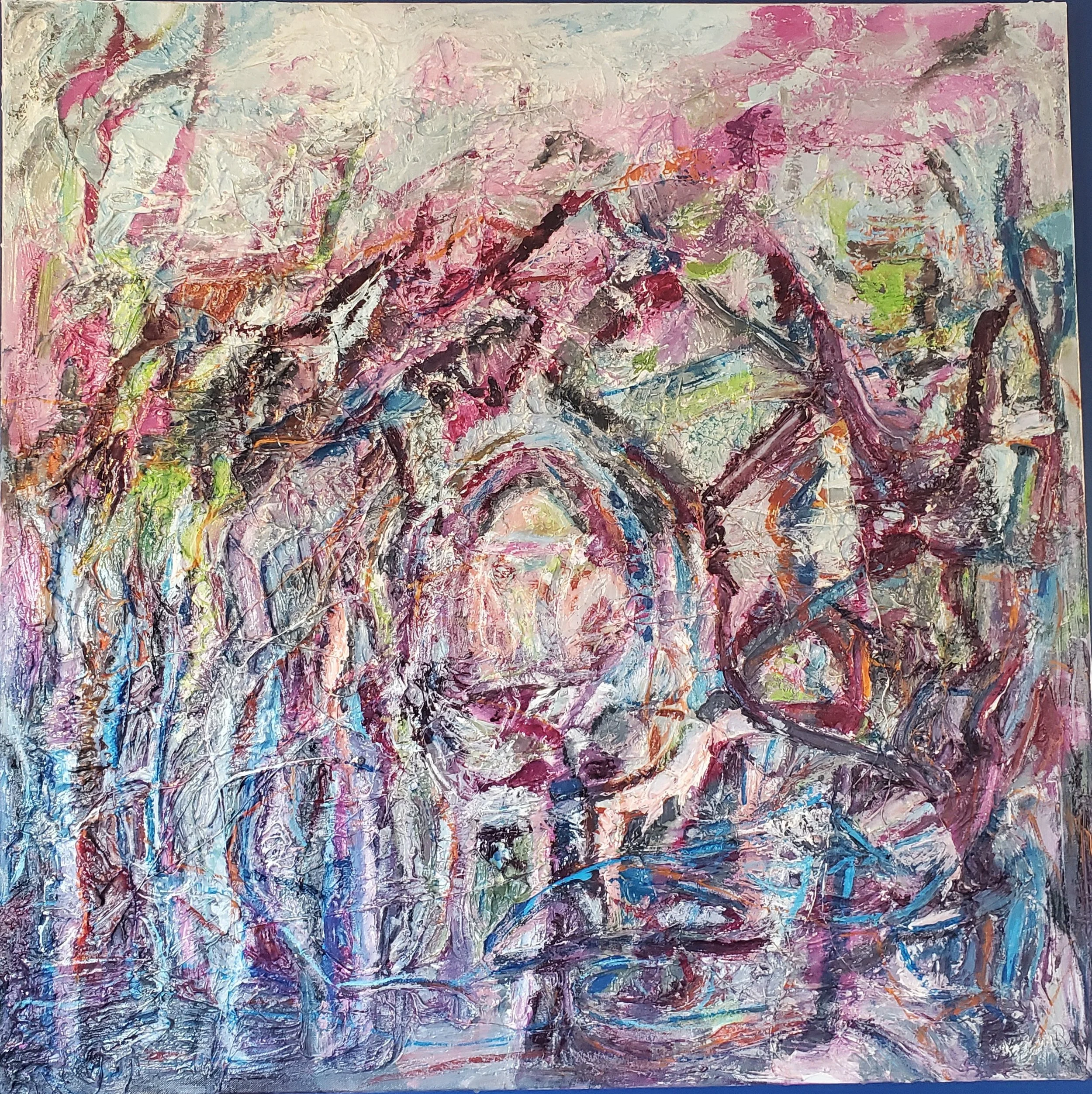 Finding Your Way, Mixed Media, 4x4.jpg