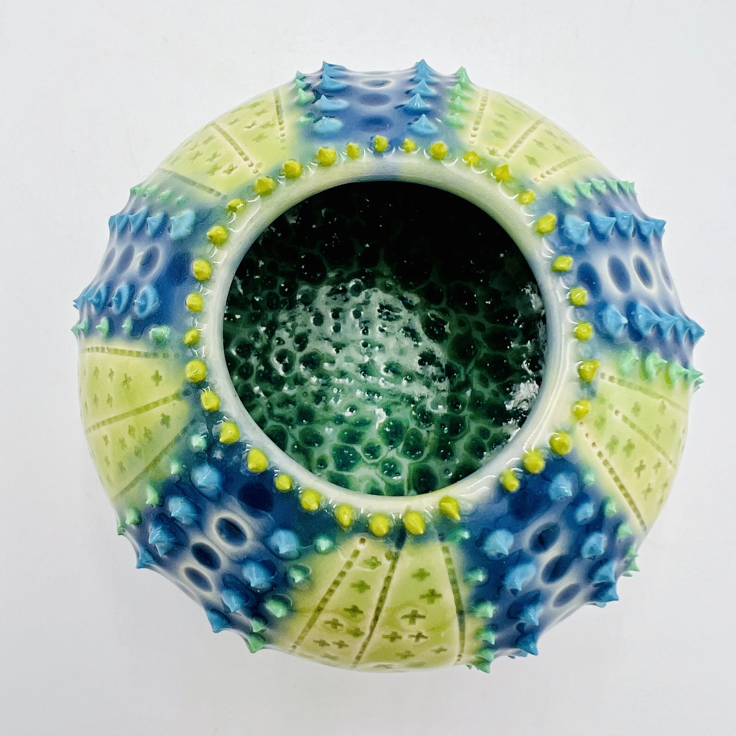 Ceramic sea Urchin Bowl
