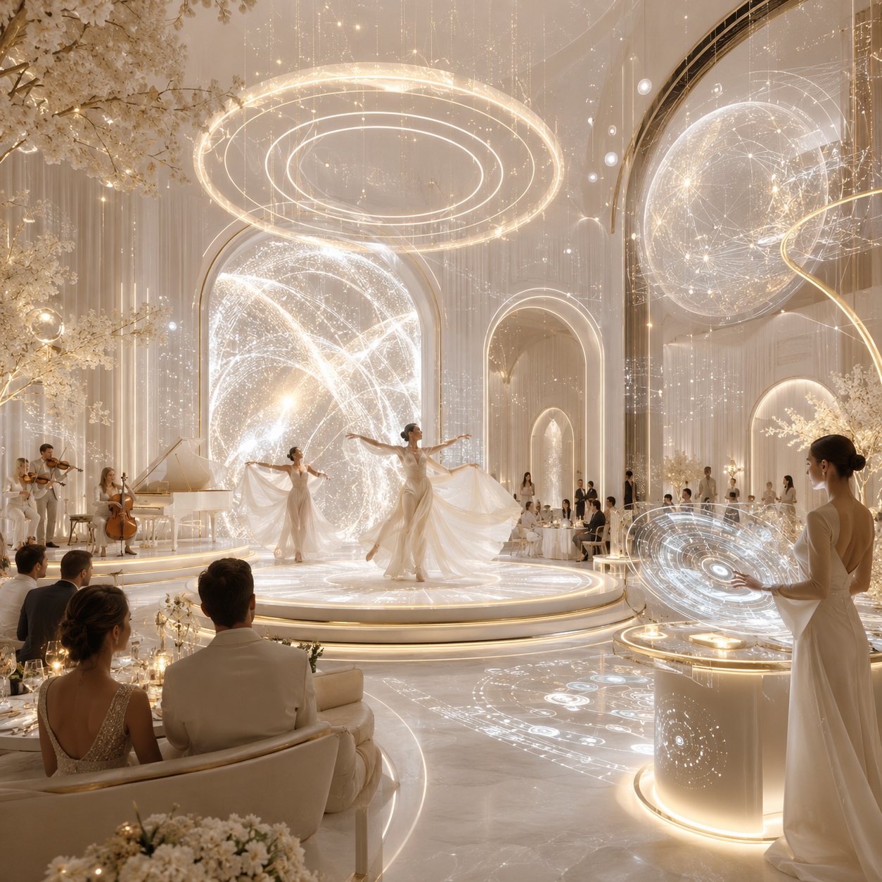 AI-assisted projection and scenography concept for a premium immersive guest experience