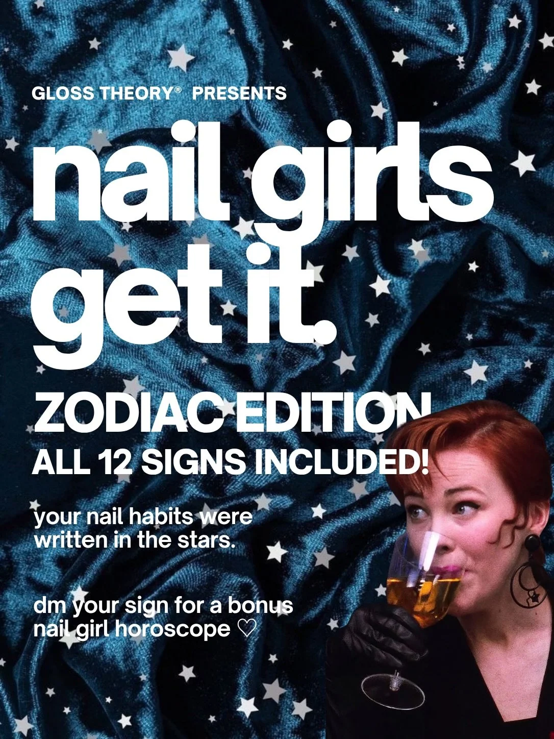your zodiac sign has been telling on your nail habits this whole time. ౨ৎ

i fear some of these are a little too specific.

all 12 signs are finally here, and whether you&rsquo;re an astrology girl or not, there&rsquo;s definitely one in here that&rs