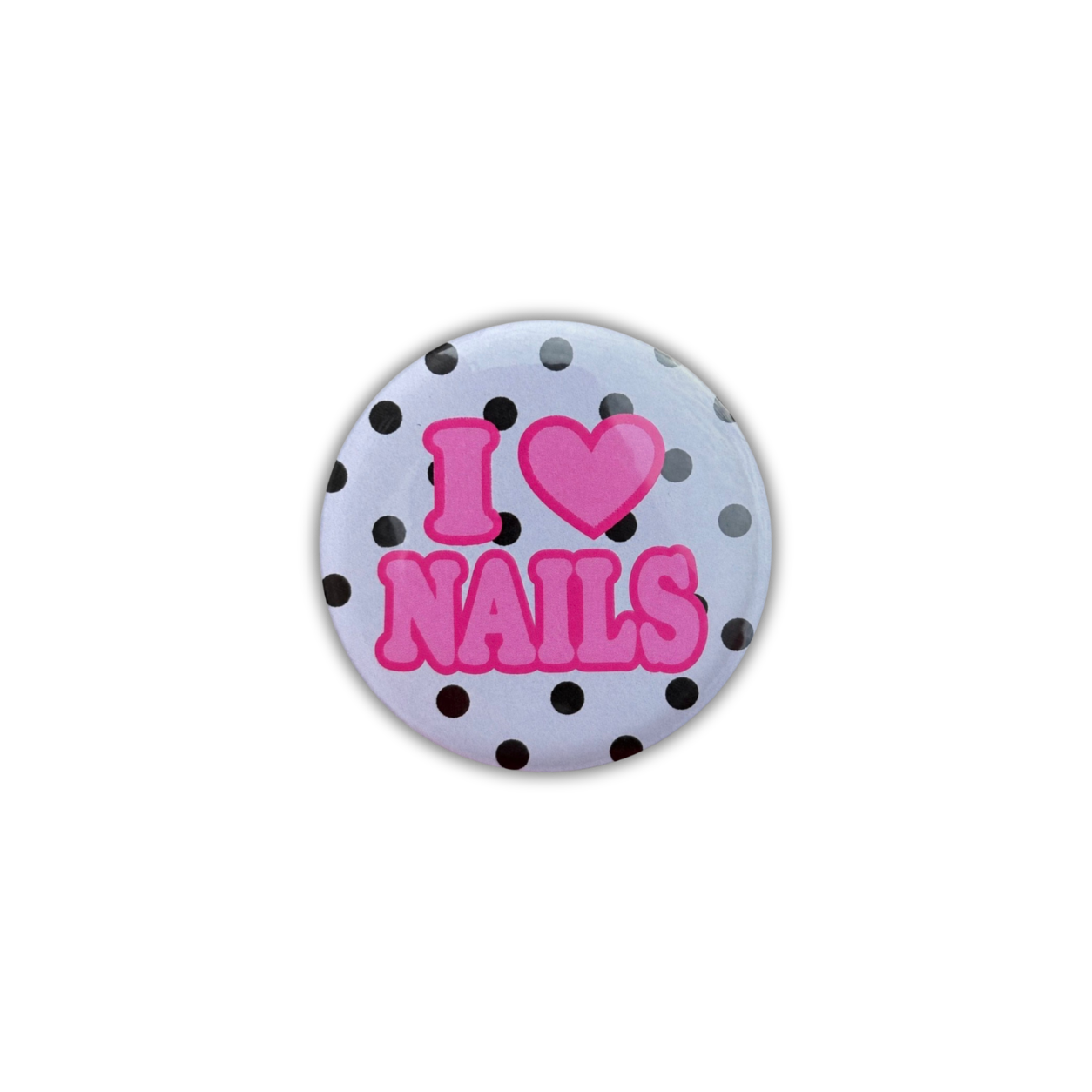 i ♥ nails.  | collectible pin