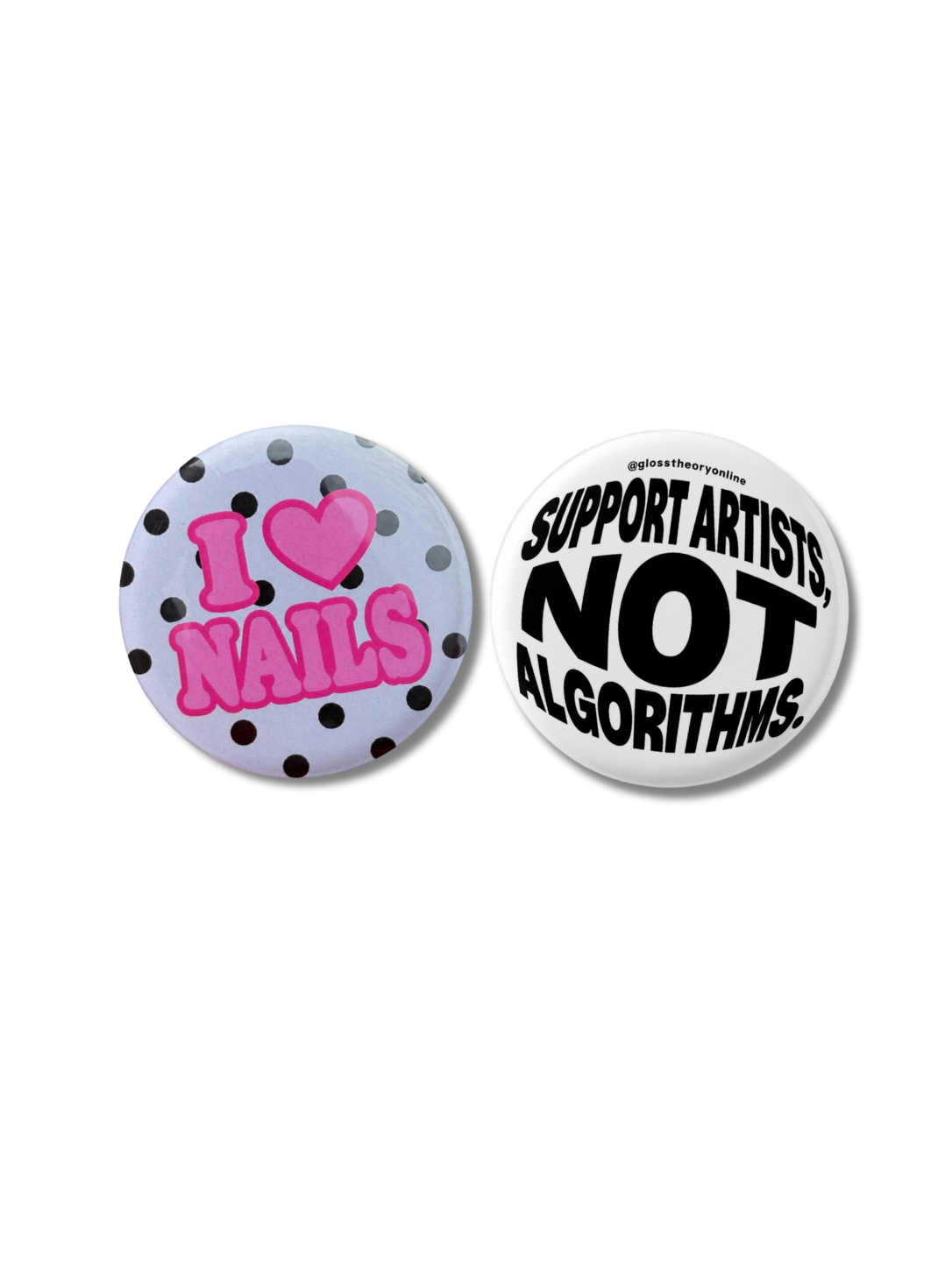 the artist duo ♡ | two-pin bundle