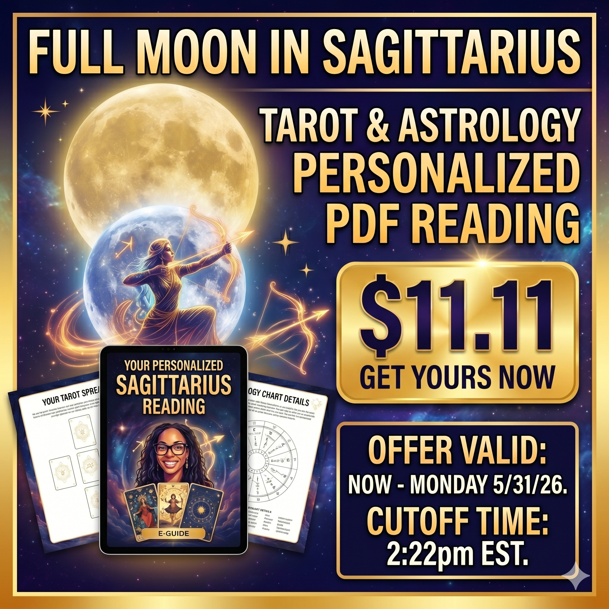 Sagittarius Full Moon PDF Reading
