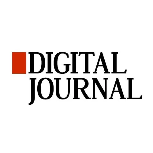 Digital Journal logo with red square and black text