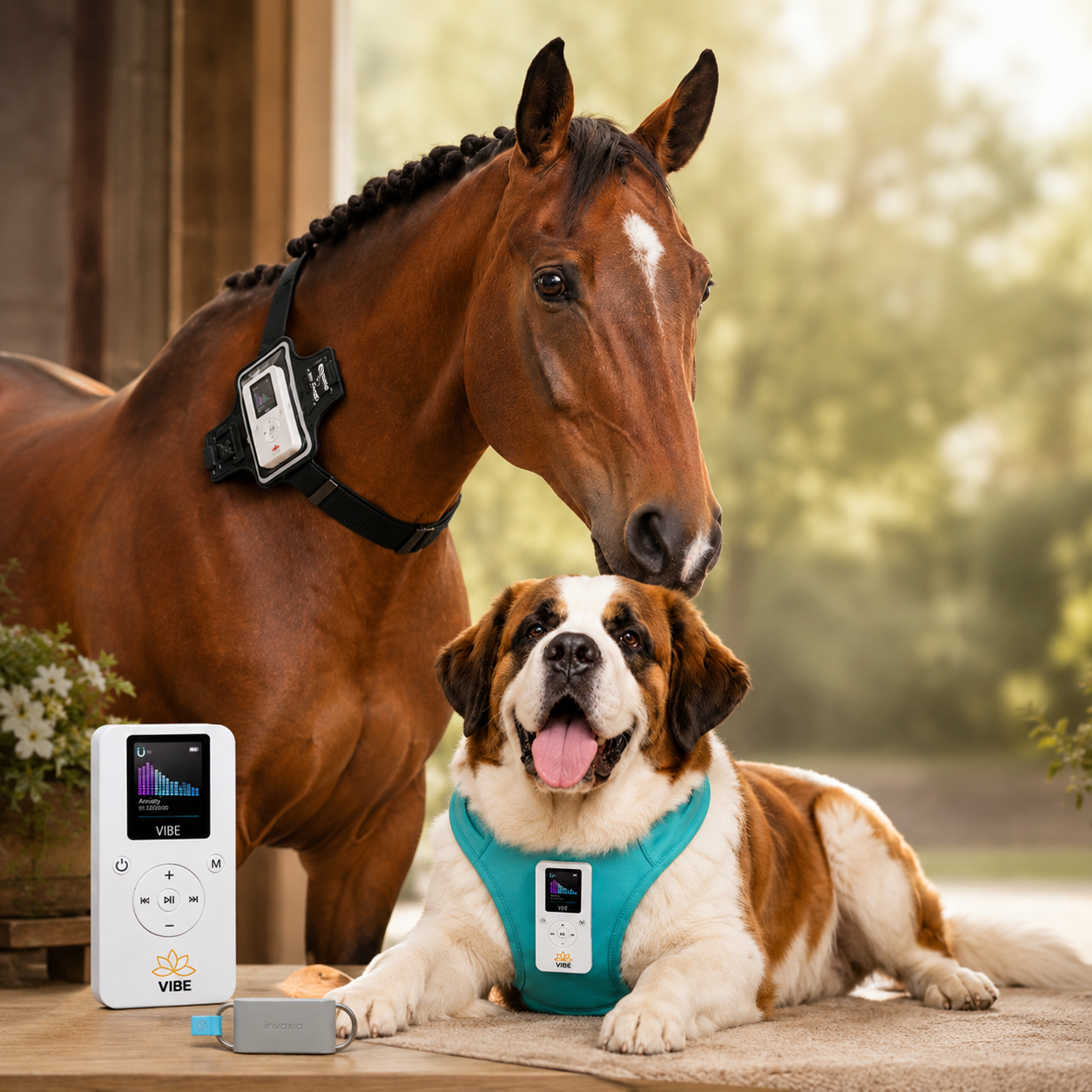 Resona VIBE System for dogs and horses.