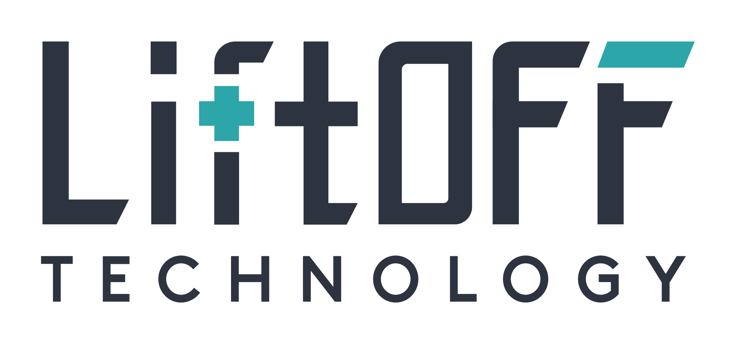 Logo for Hitachi Technology featuring the company name in bold black letters with a teal plus sign in the center and a teal accent in the top right corner.