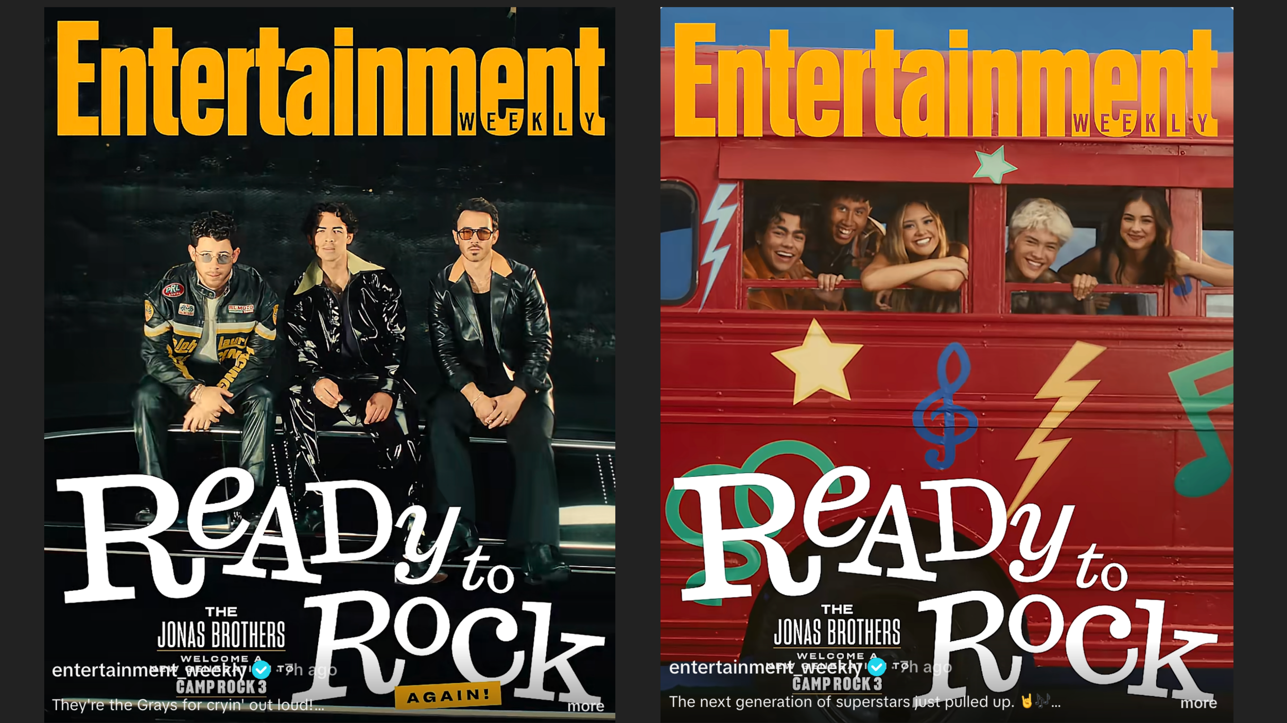 Entertainment Weekly Digital Cover: Camp Rock 3 & The Jonas Brothers