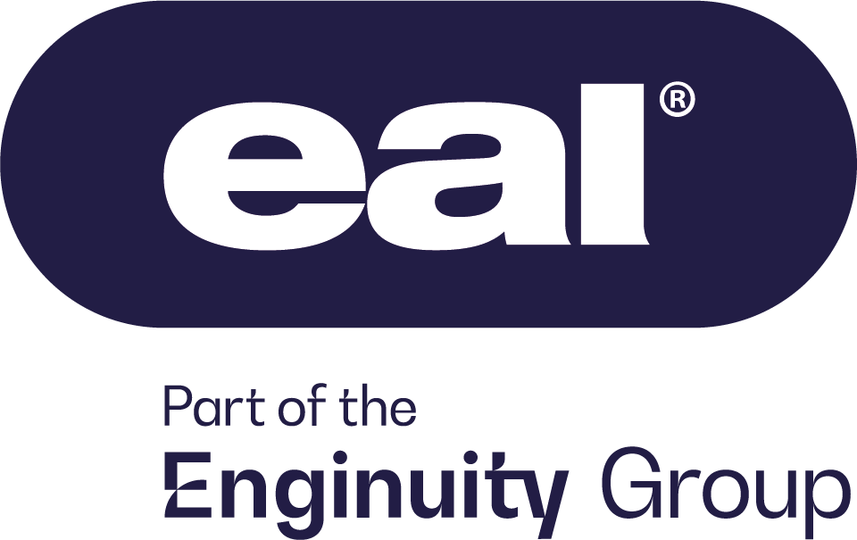 Eal logo with the words 'Part of the Enginuity Group' beneath it