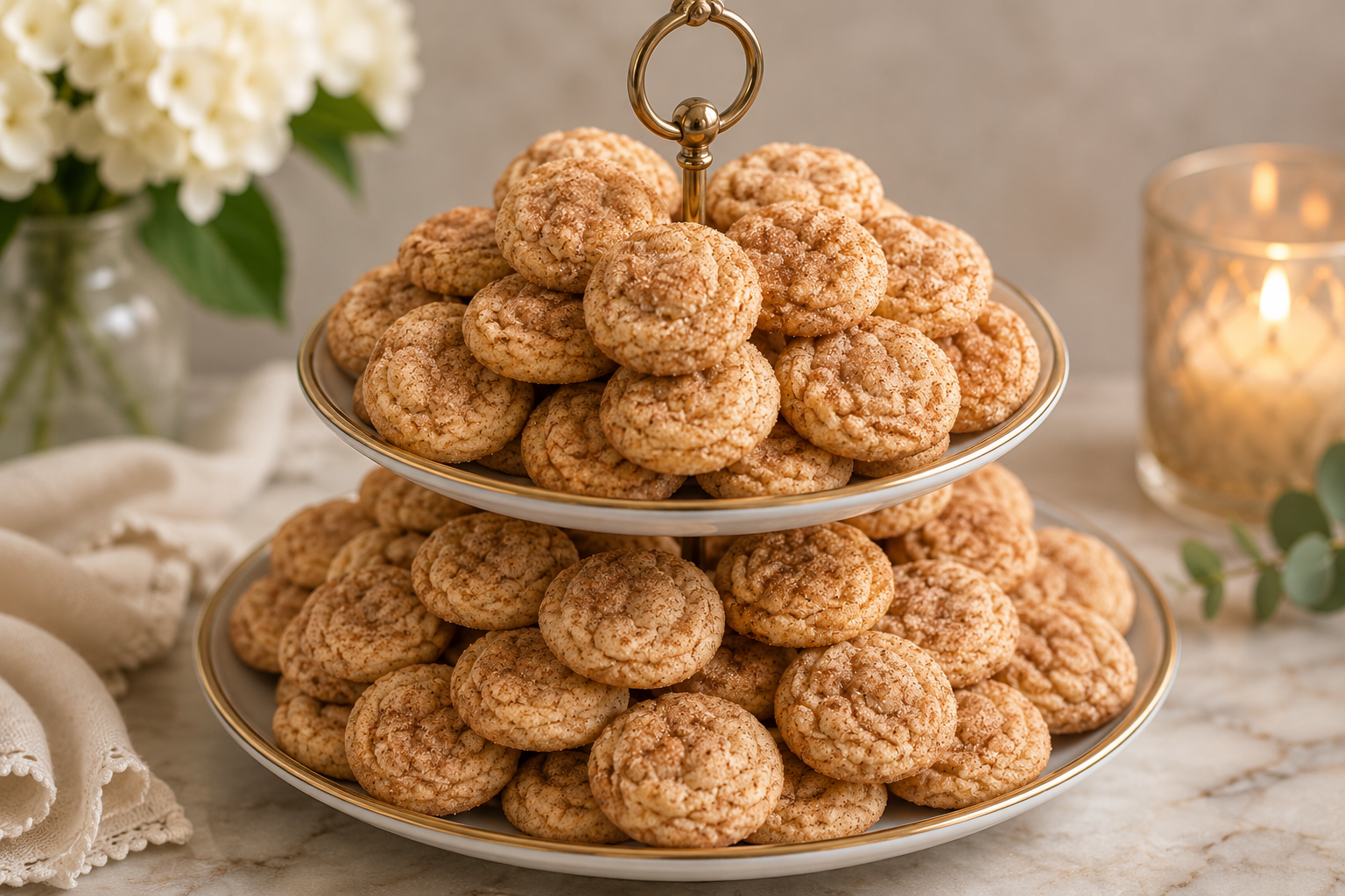 Snickerdoodle Drops are soft, chewy bite-sized cookies coated in a sweet cinnamon-sugar blend. These little treats deliver all the classic goodness of a traditional snickerdoodle in a perfectly poppable size. $7.80/dz.