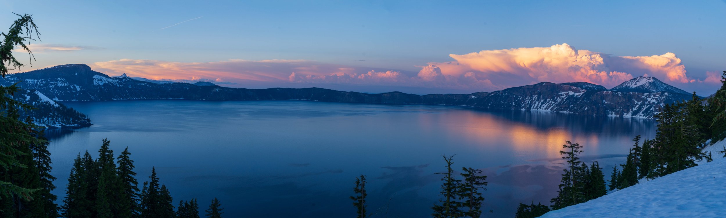 Crater Lake Winter Morning