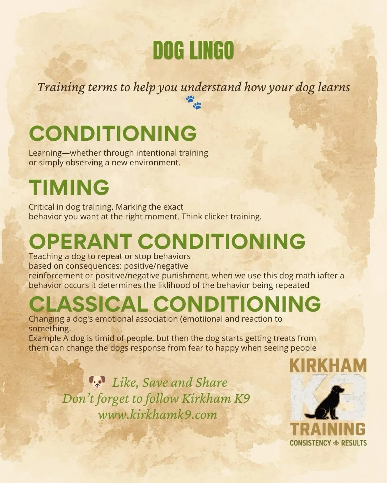 This is why I say everything we do with our dogs is training, we are constantly conditioning them, and what we do after they present us with a behavior is critical on determining if they will repeat that behavior again. And we can shape responses and