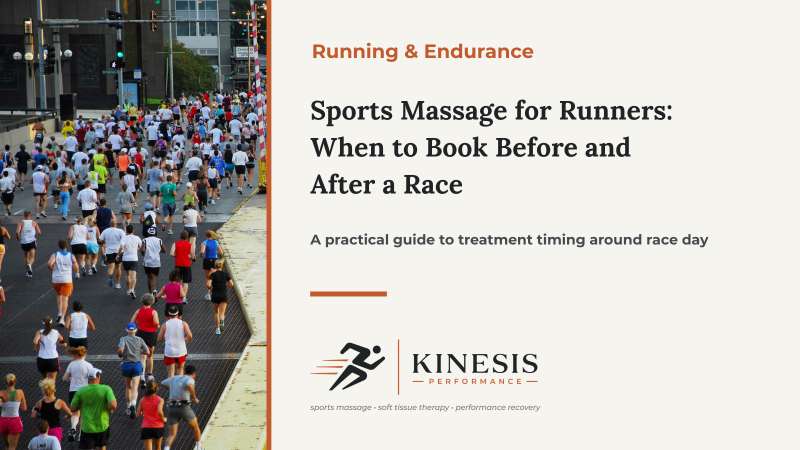 Sports Massage for Runners: When to Book Before and After a Race