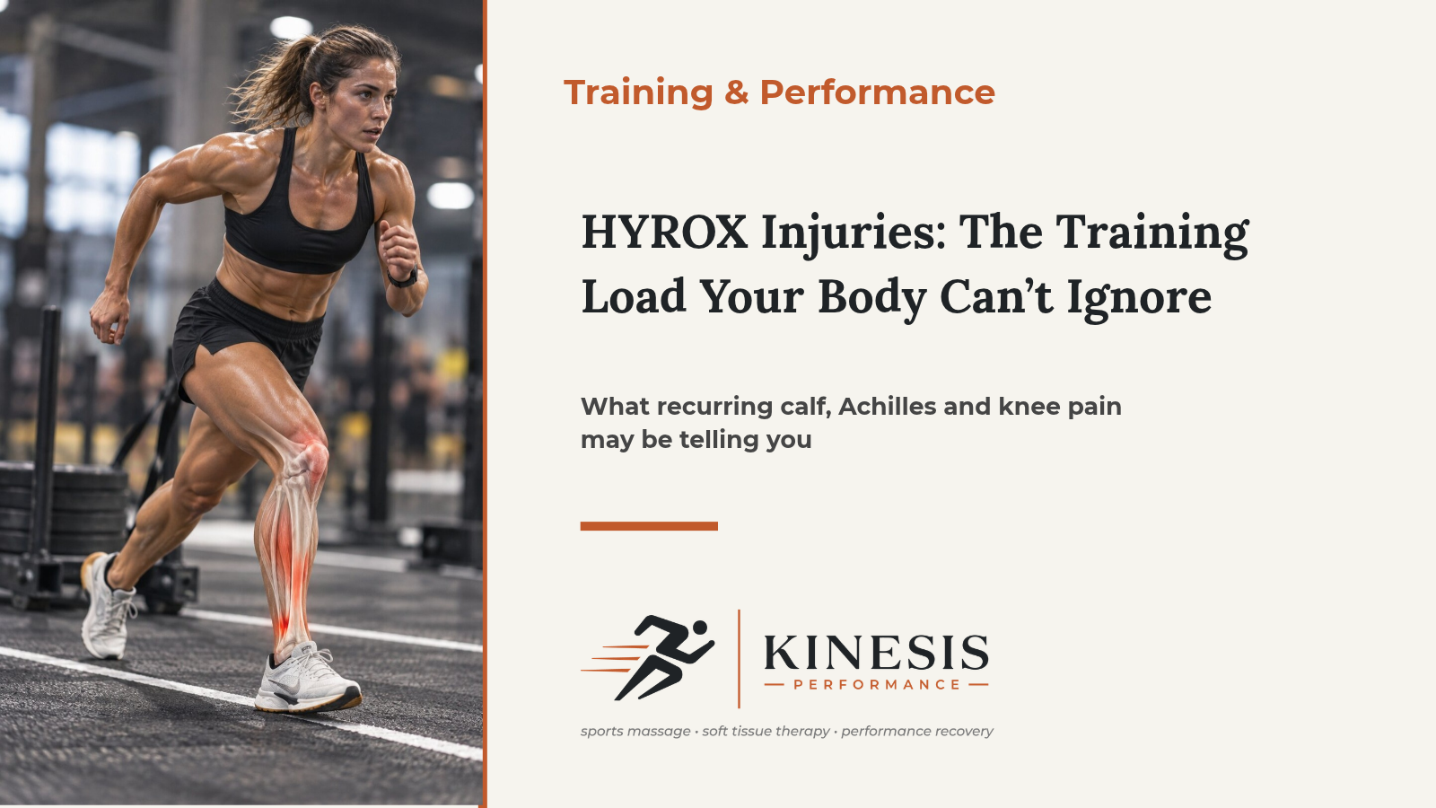 HYROX Injuries: The Training Load Your Body Can’t Ignore