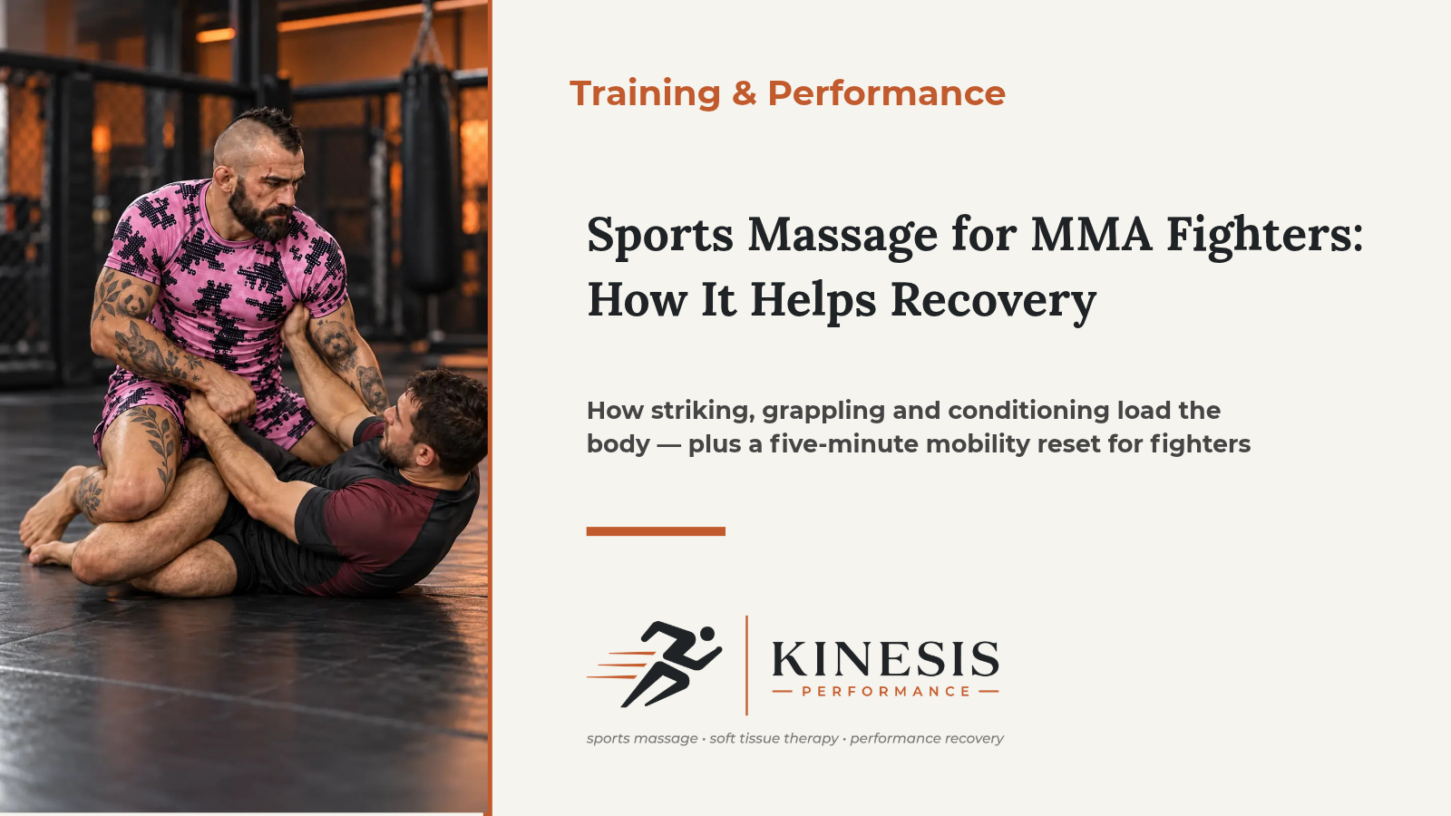 Sports Massage for MMA Fighters: How It Helps Recovery