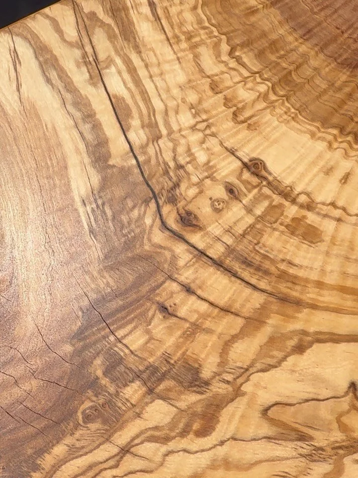 Olive wood side table is done and up for sale! DM if interested and you can come see it in person with other projects of ours at the Venice Yard sale June 27&amp;28