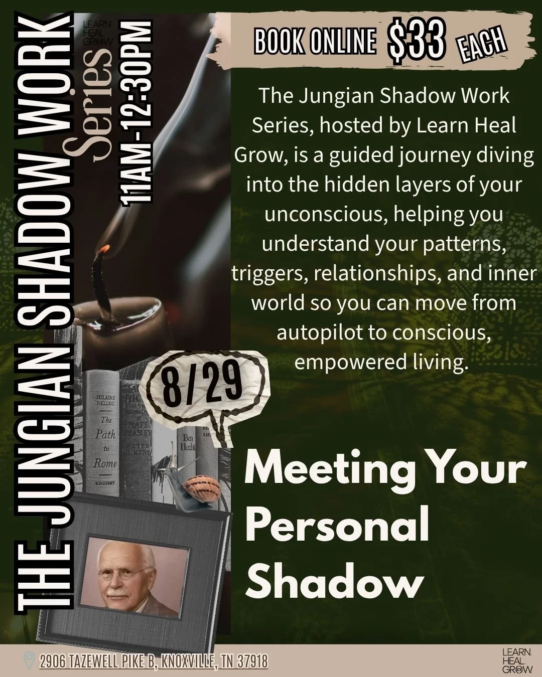 Jungian Approach to Shadow Work: Meeting Your Personal Shadow- An Intro to Jungian Shadow Work  (2 of 8)