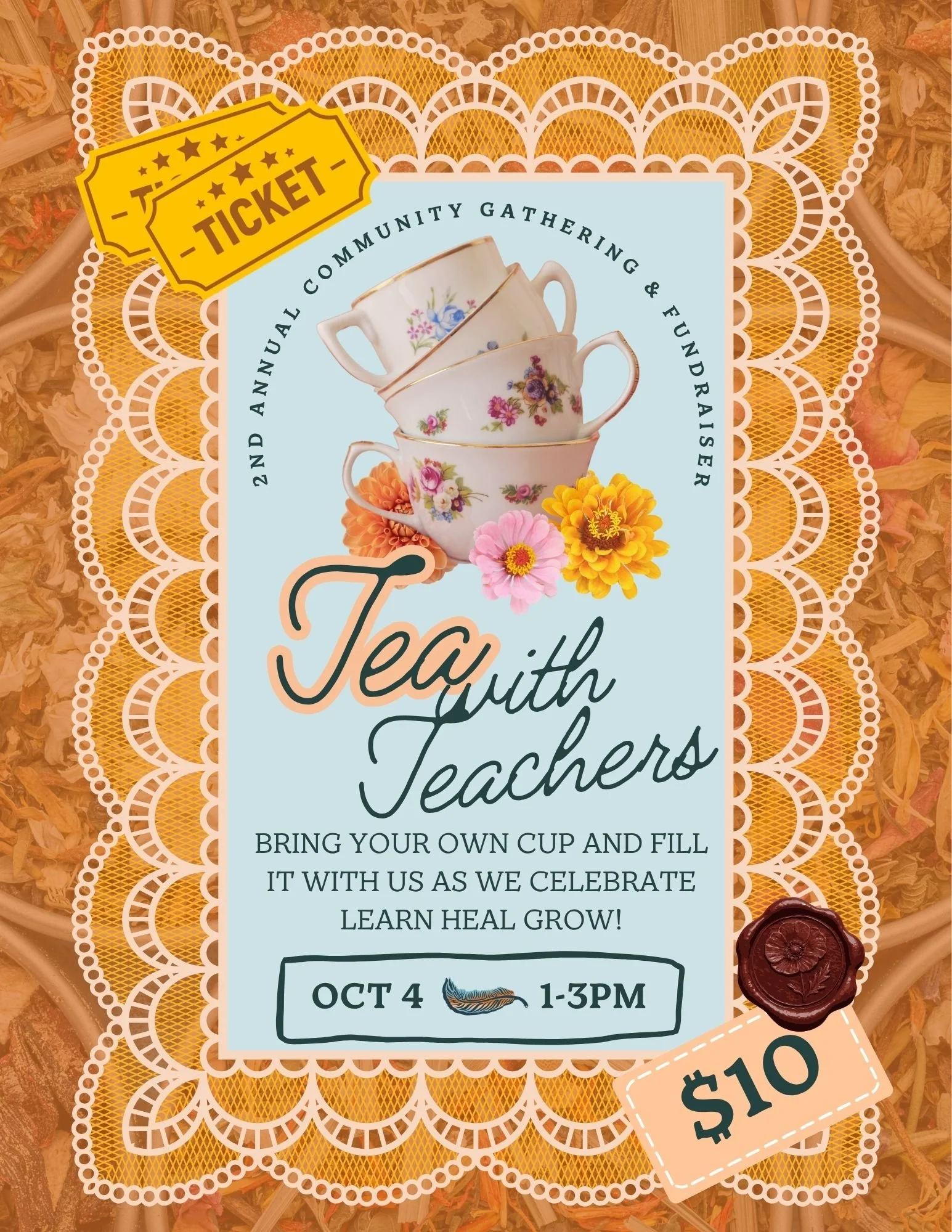 Tea with Teachers: LHG’s 2nd Annual Community Gathering and Fundraiser